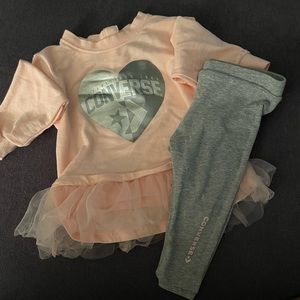 Converse 2 piece set 12 months